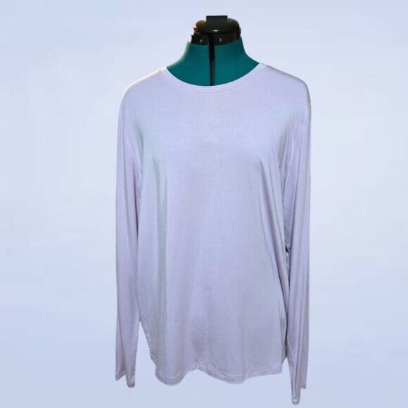 Hudson North Lavender Long Sleeve Tee- Size Extra Large - Picture 1 of 7